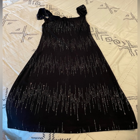 Vintage‎ little black dress by Carabella size small retro Whimsigoth - Picture 5 of 8